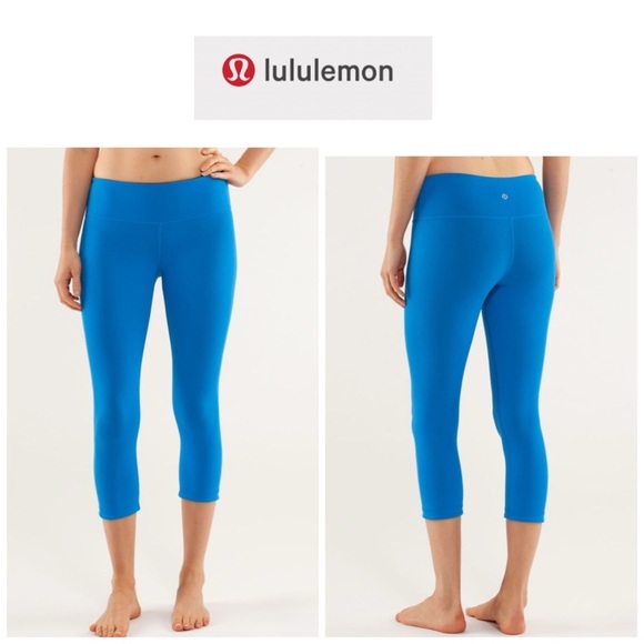 Lululemon Wunder Under Crop Reversible 4 - Picture 1 of 13